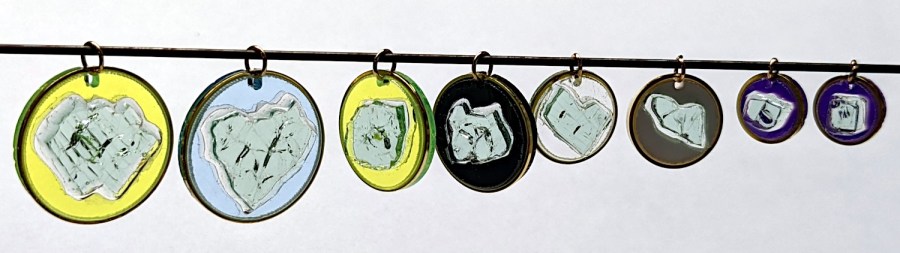 Earrings - 25 20 16 12 mm set