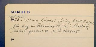 First Year Diary
