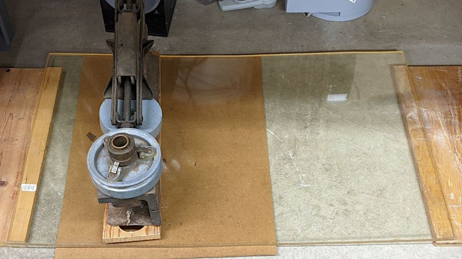 Acrylic sheet unwarping