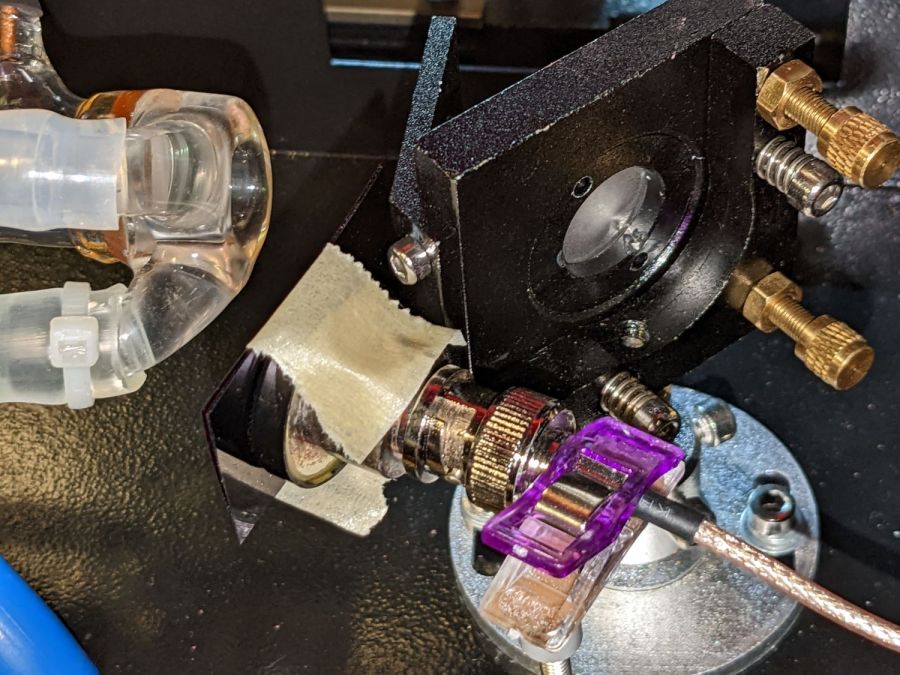 Laser output - photodiode kludge