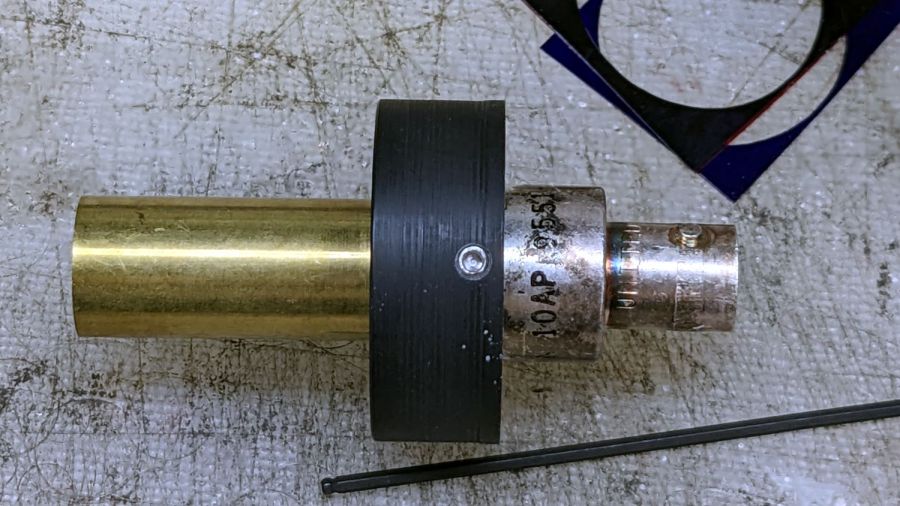 PIN-10D photodiode filter holder - assembled