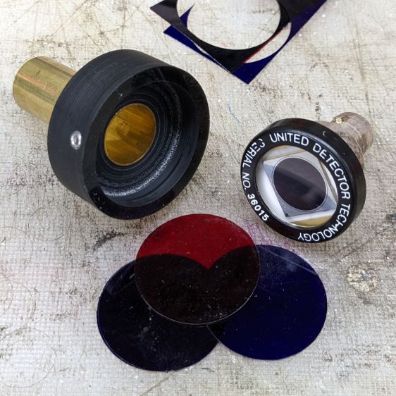 PIN-10D photodiode filter holder - parts