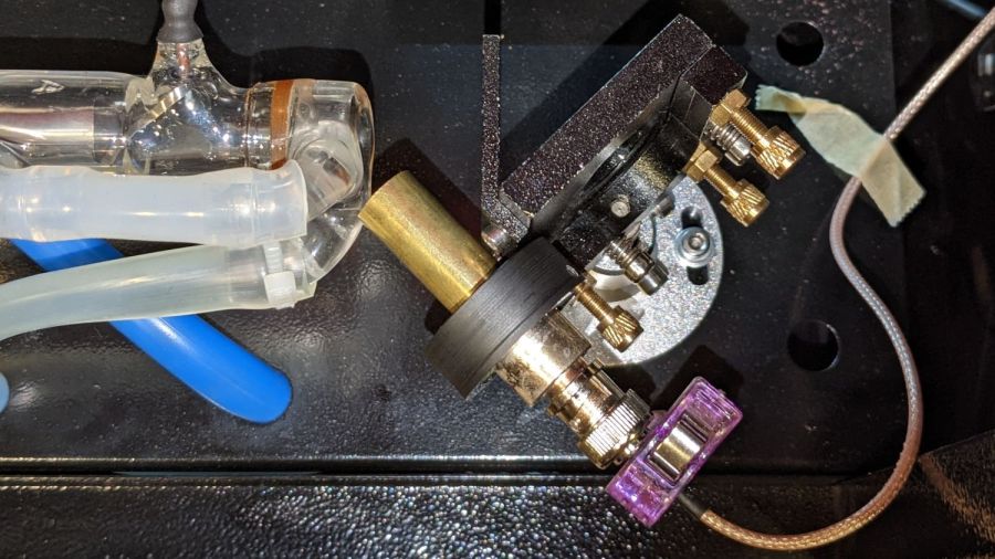 PIN-10D photodiode filter holder - test install