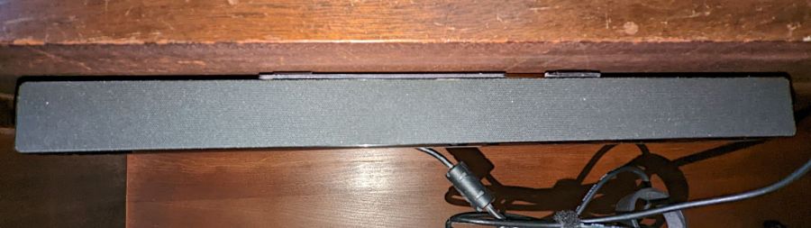 Dell sound bar mount - installed