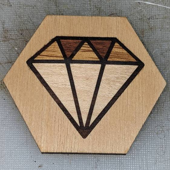 Marquetry test piece