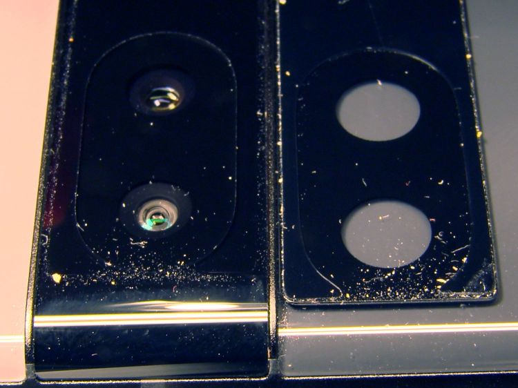 Pixel 6a camera protector dirt - overview