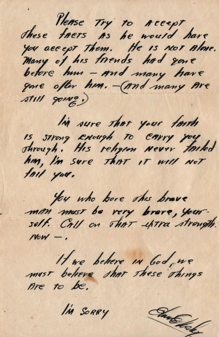 Letter to Mrs Harry Shope - 25 May 1945 - pg 6