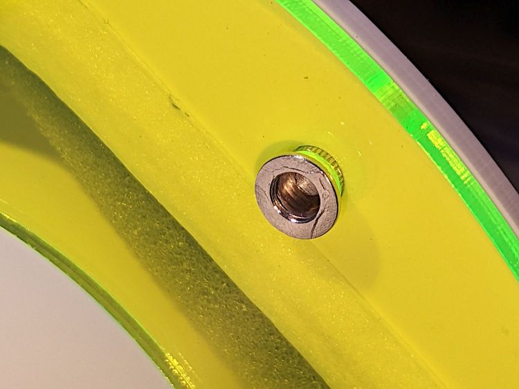 CPAP Dryer filter - Rivnut installed