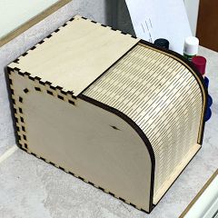 Rolltop Cupcake Box