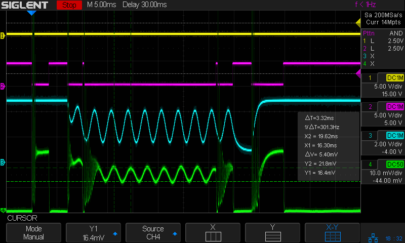 Tube Current - analog bandwidth - 10 sine - 300mm-s - 10mA-div - 254dpi