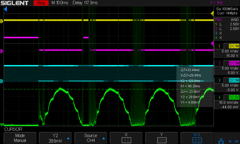 Tube Current - PWM bandwidth - 10 sine - 25mm-s - 10ma-div - 254dpi