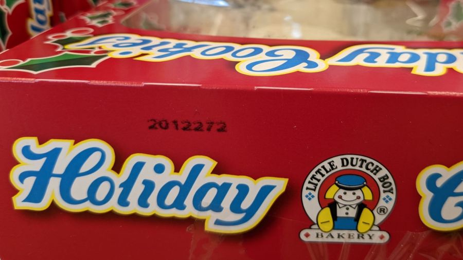 Christmas Cookies - date code