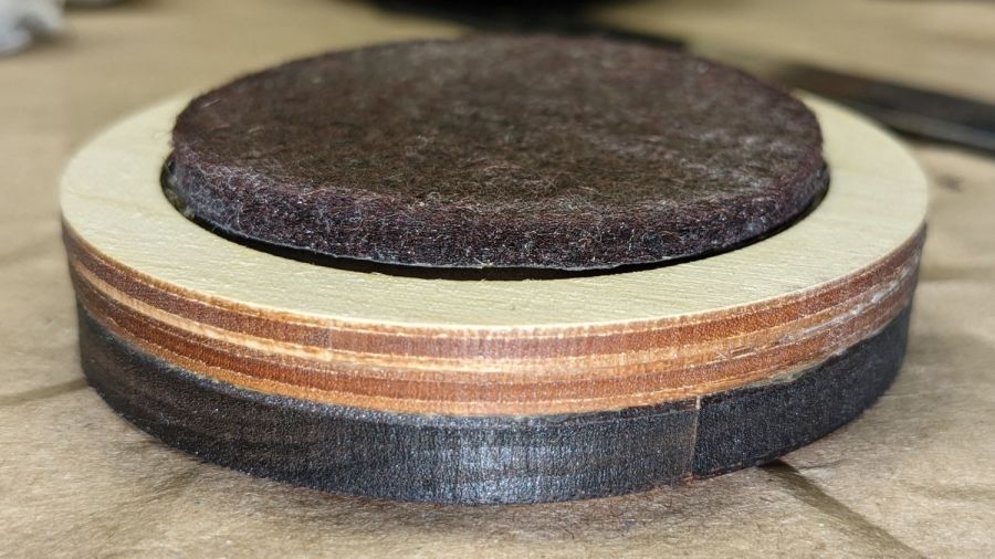 Bed Feet - fuzzy felt foot