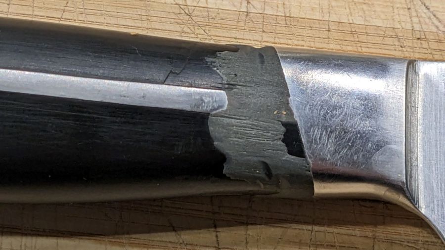 Kitchen knife handle - restored