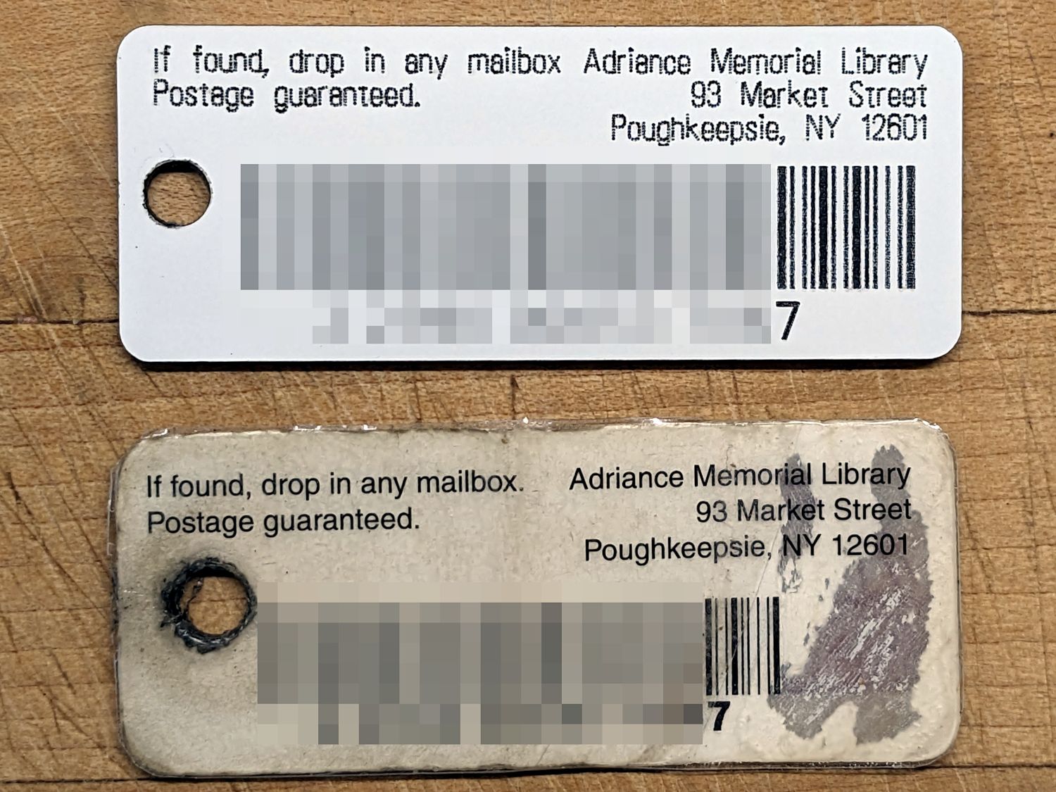 Ersatz Library Card – The Smell of Molten Projects in the Morning