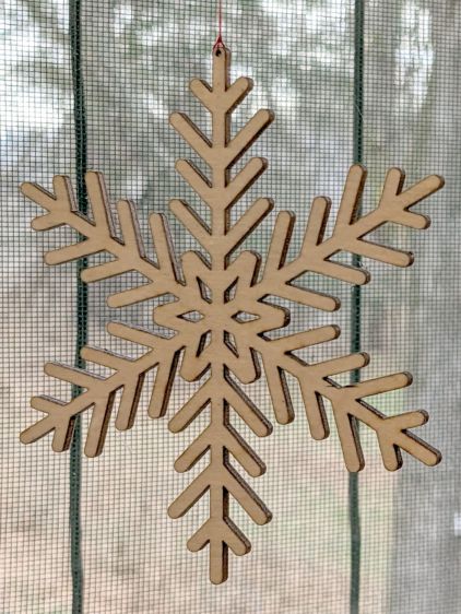 Snowflake Hanger - plywood