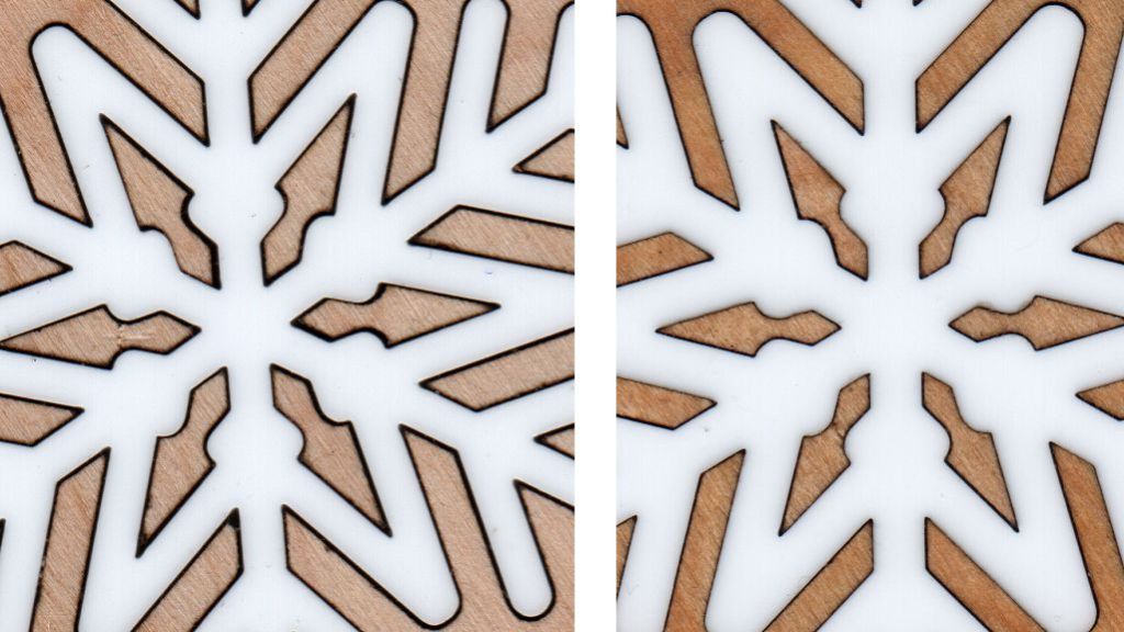 Snowflake Coasters: Kerf&nbsp;Compensation