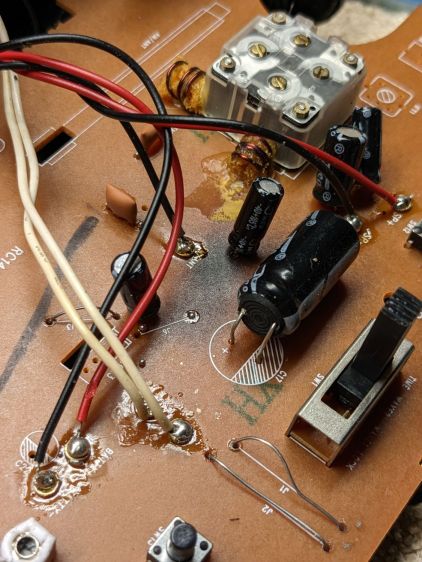 RCA Alarm Clock - PCB overheat