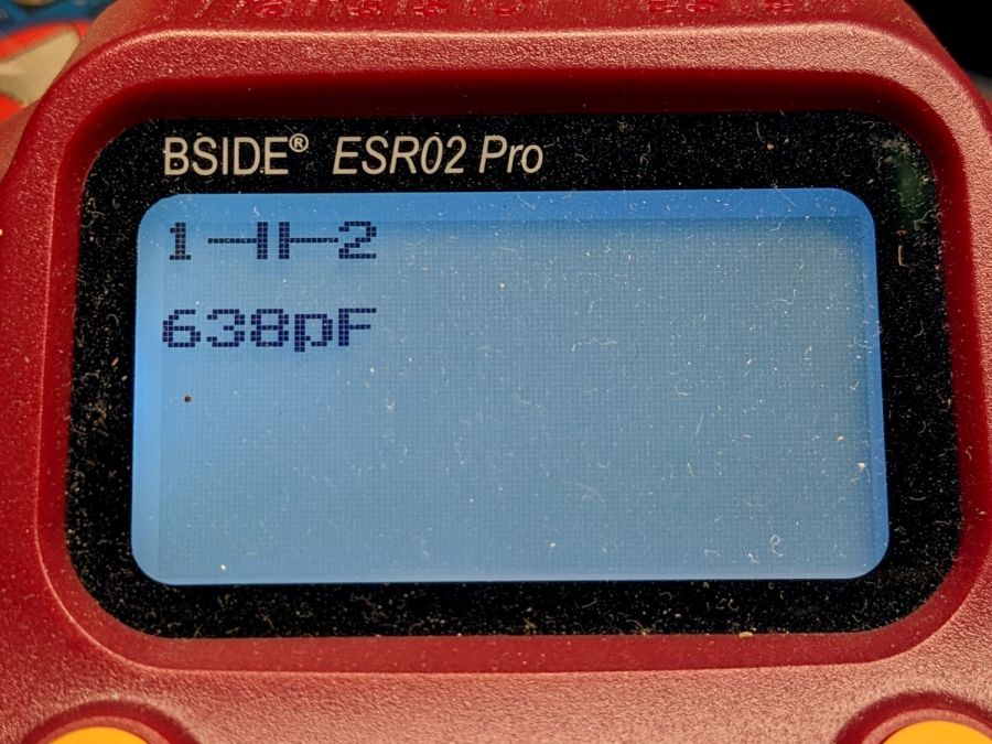 RCA Alarm Clock - failed cap value