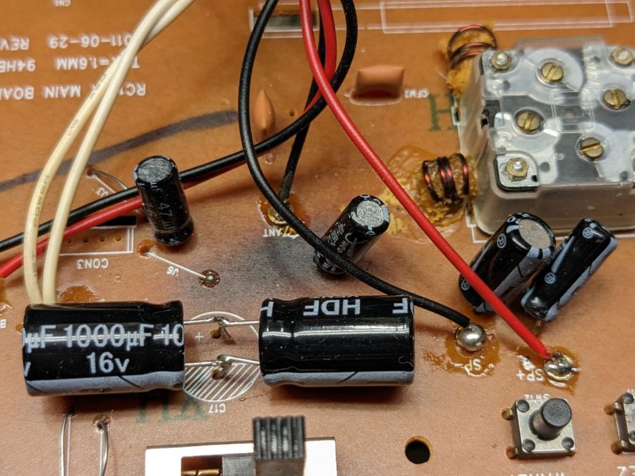 RCA Alarm Clock - replacement caps