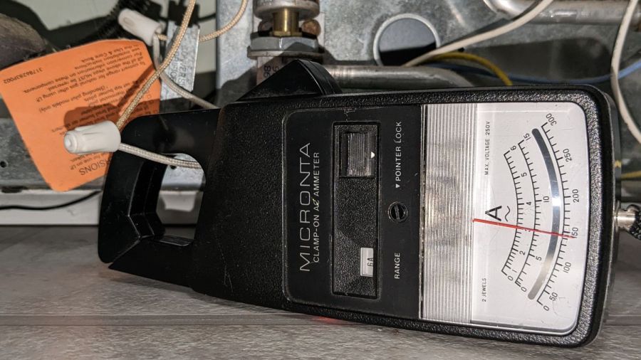 Oven igniter - current test