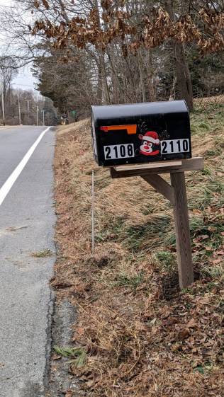 Mailboxes - south view