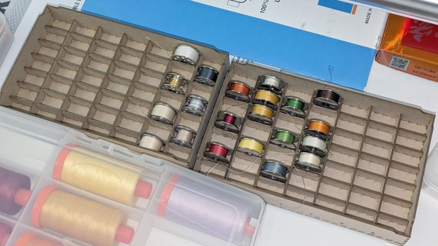 Bobbin Storage Case - installed