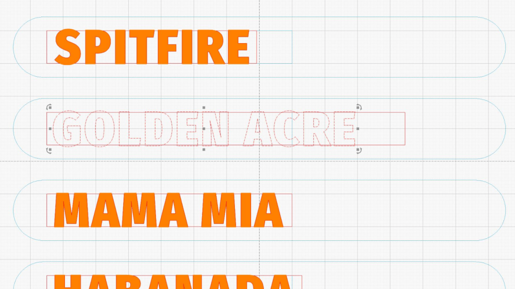 Craft Stick Plant Markers: Layout Template and Text&nbsp;Alignment