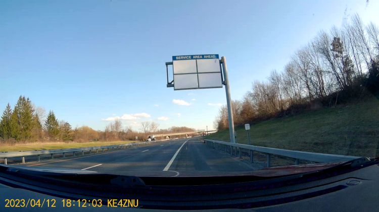 Out of Gas - Service Area Ahead