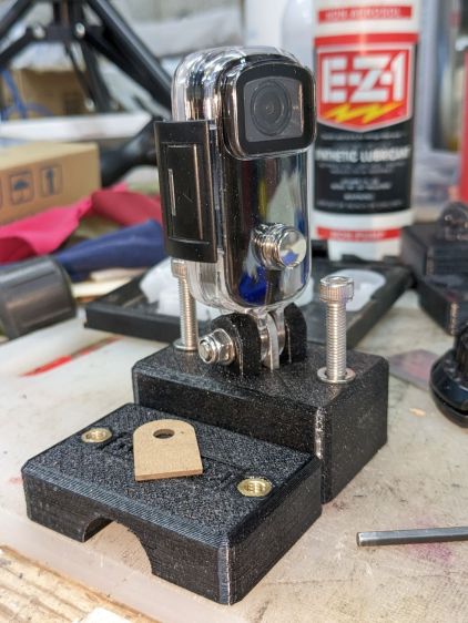 Tour Easy - SJCAM C100 mount - test fit
