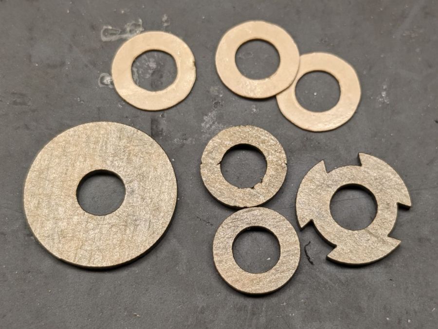 Laser cutter air pump - keyed fitting A - parts