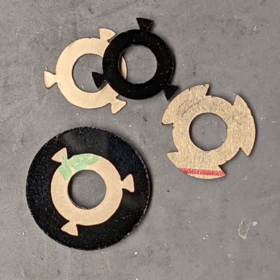 Laser cutter air pump - keyed fitting B - parts