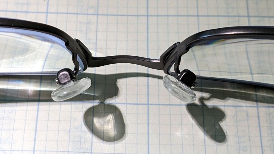 Zenni Optical glasses - misangled nosepads