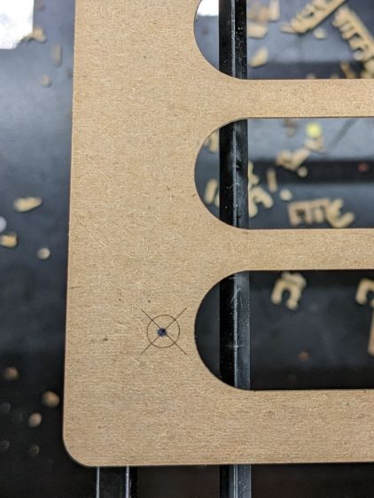 Craft Stick Markers - fixture target detail