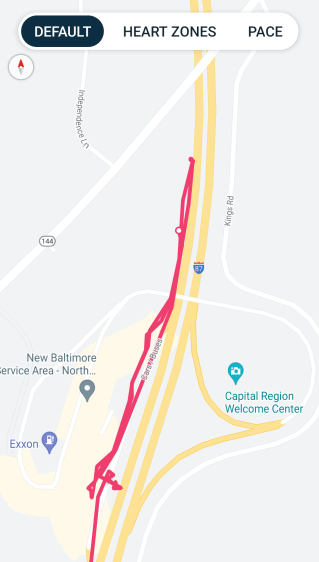 Refueling - GPS Track