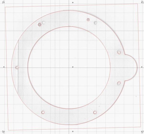 Bafang motor housing gap filler - hole adjustments - LB overlay