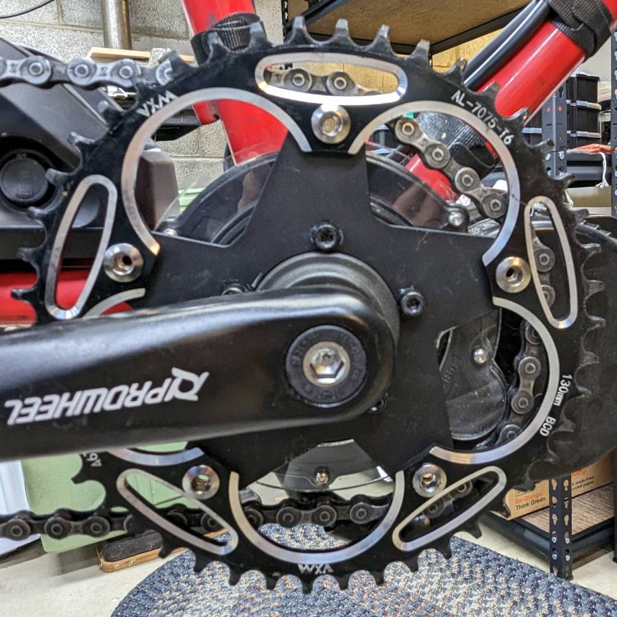 Bafang motor gap filler - test