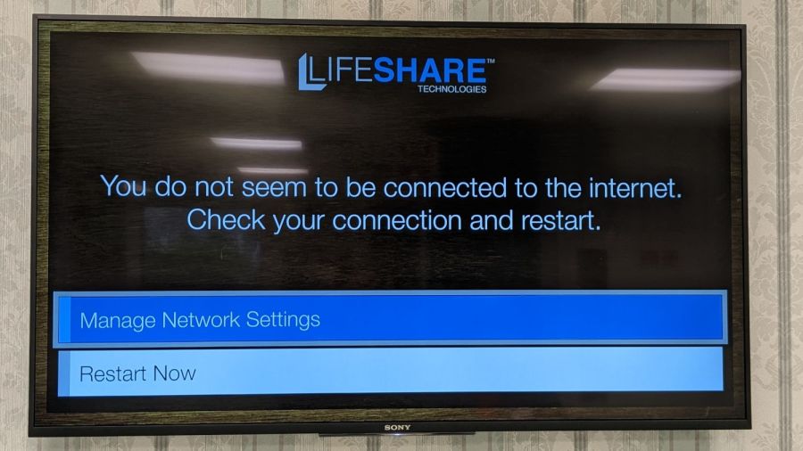 Missing Internet Connection