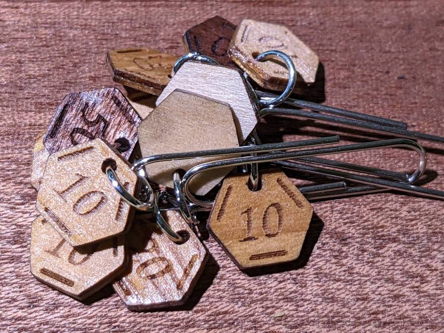 Stitch Counters - veneer plywood