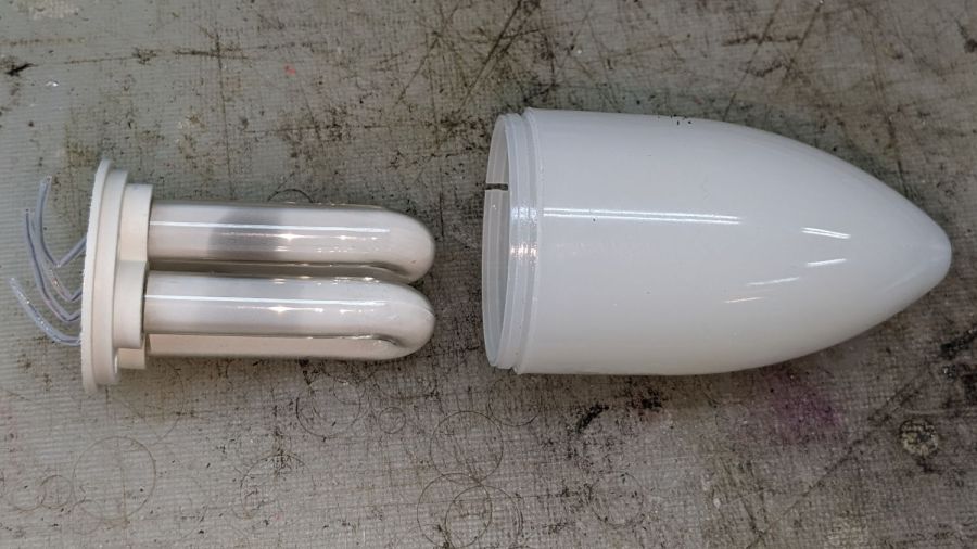 MaxLite CFL - tube and envelope