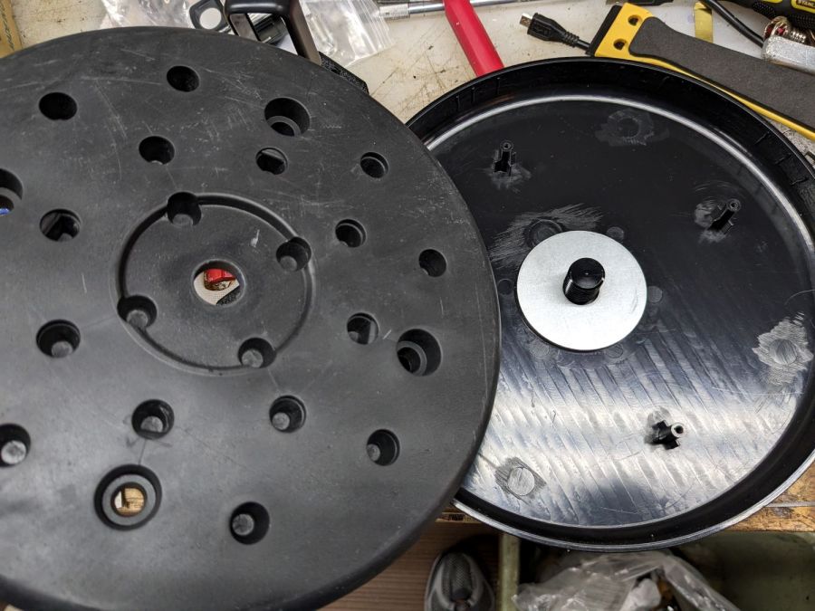 Miroco floor lamp base - weight top washer