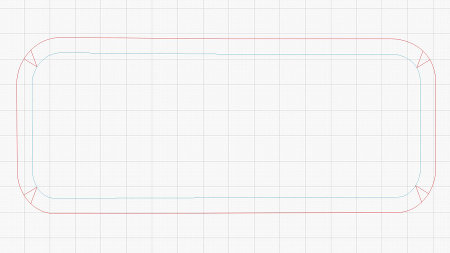 Metal case pad - LightBurn layout