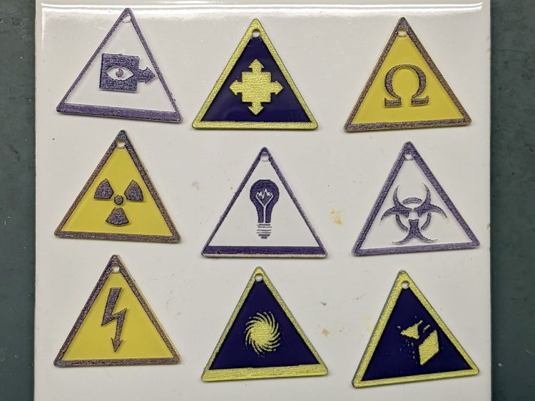 SCP Warning Label Earrings: Rattlecan Feasibility Test – The Smell of ...