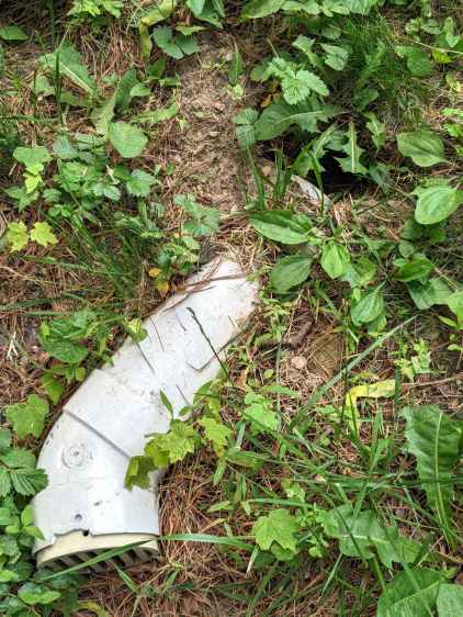 Chipmunk Refuge - shifted drain pipe