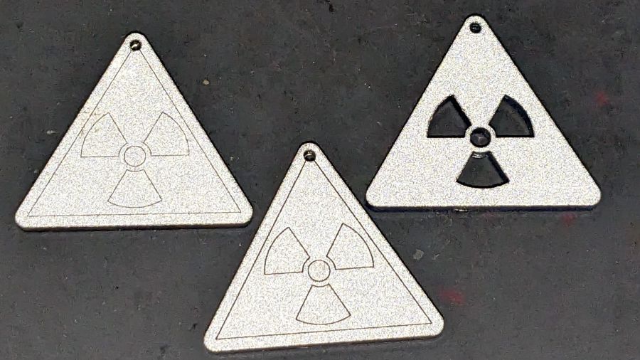 Danger Zone Earrings - retroreflective