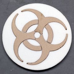 Danger Zone Foam Coaster