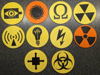 Danger Zone Coasters