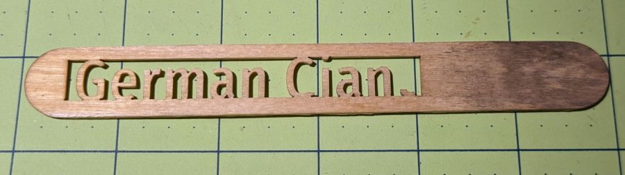 Craft stick marker - deterioration 2023-07