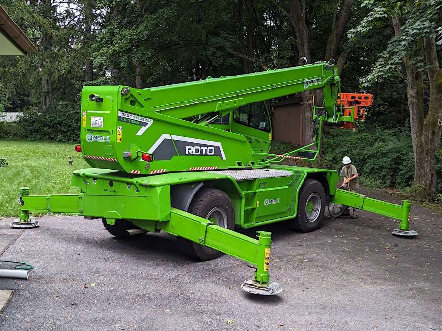 Tree Work - Merlo setup