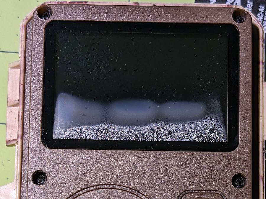 SJCAM M50 - screen condensation